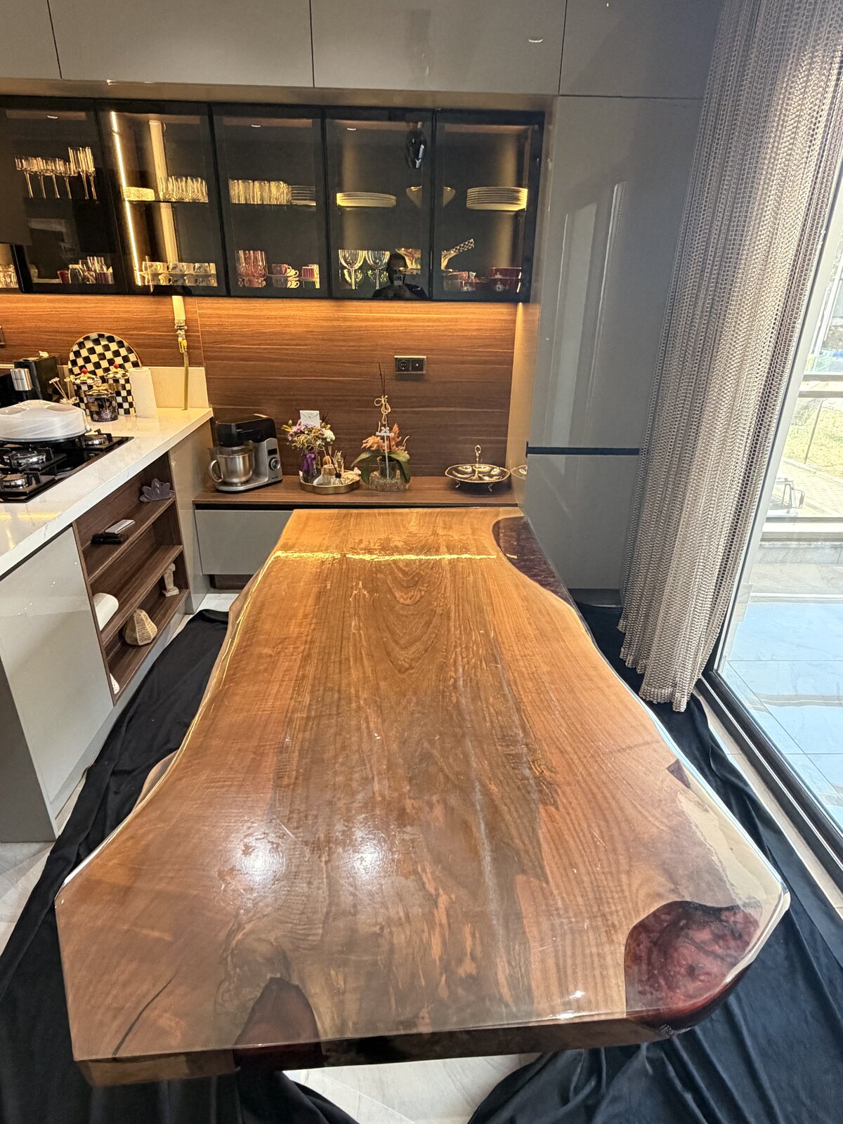 wood surface — before protection